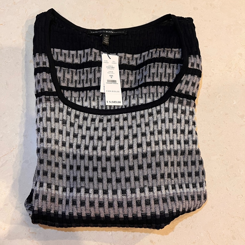 NWT White House Black Market size Small women’s top - Picture 8 of 9